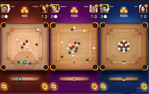 Carrom Pool Game Highlights