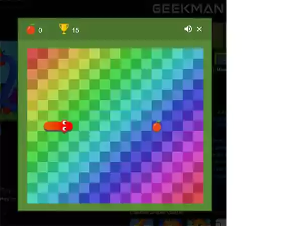 Google Snake Animated Colors