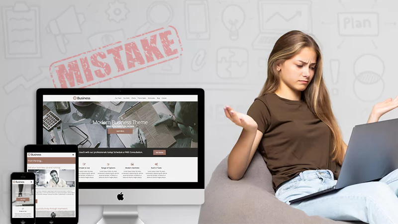 websites mistakes