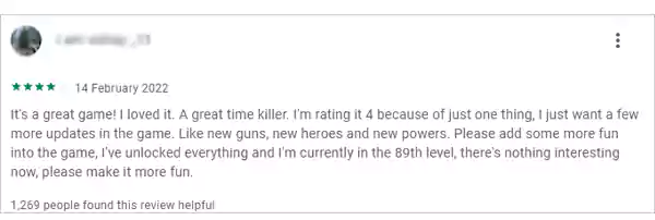 Google  Play Store Review